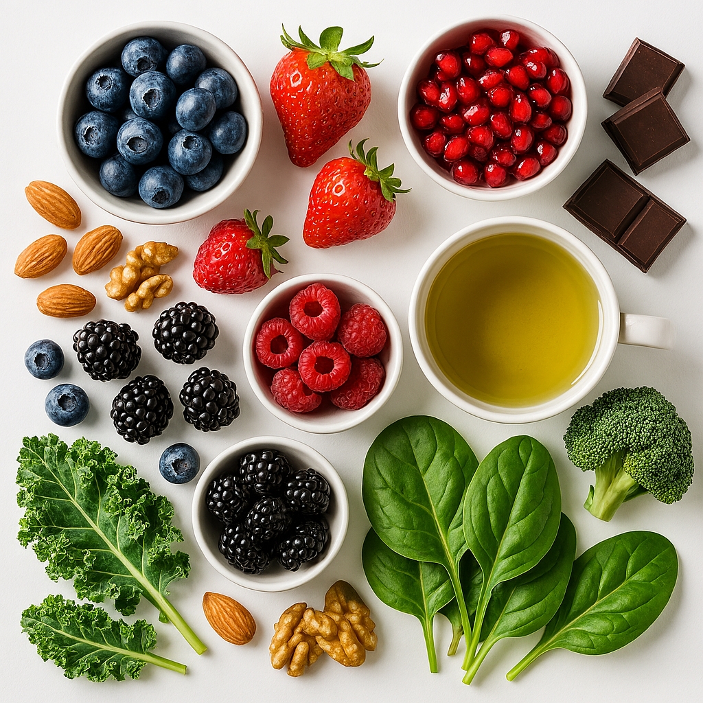 Variety of different foods